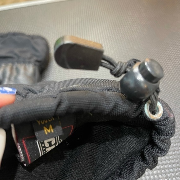 Castle X Youth Platform Snowmobile Mittens Medium Black - Picture 4 of 6